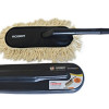 ROGER Car Duster Body Cleaning Brush, Cotton Bristles, Long Handle, black